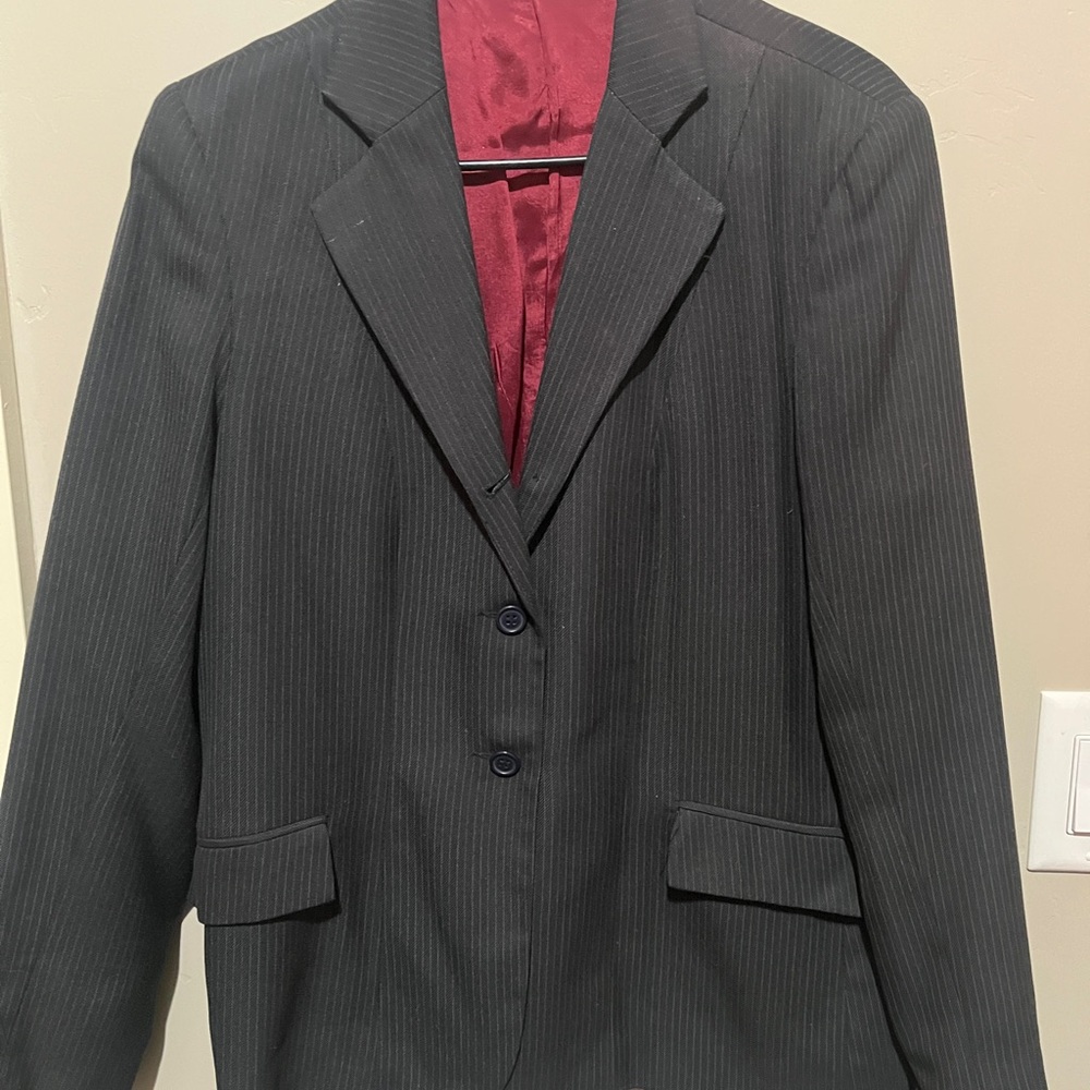Women’s Pinstripe Hunt Coat